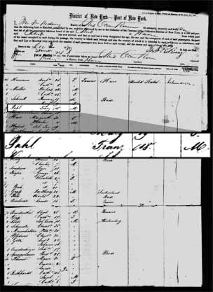 Manifest with name highlighted.