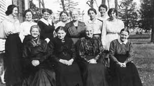 A group of women.