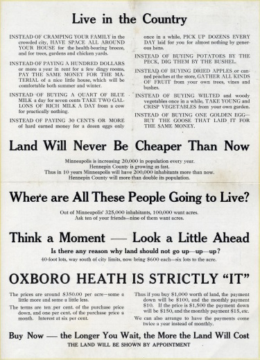 Copy of Ad titled "Live inthe Country"